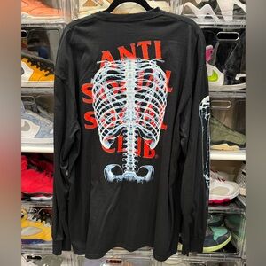 Anti Social Social Club Long Sleeve Shirt XXL - Bones